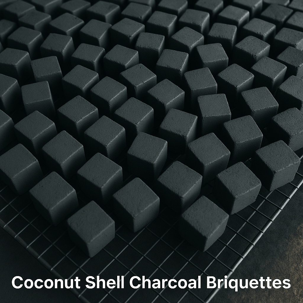 Coconut Shell Charcoal Briquettes